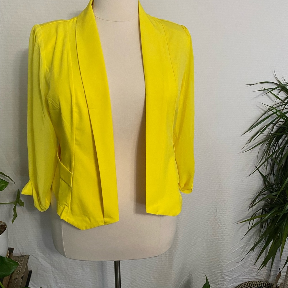 Sunny Yellow Blazer